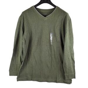 Covington Shirt Mens XL V Neck Hunter Green New Gorpcore Dadcore Casual Preppy